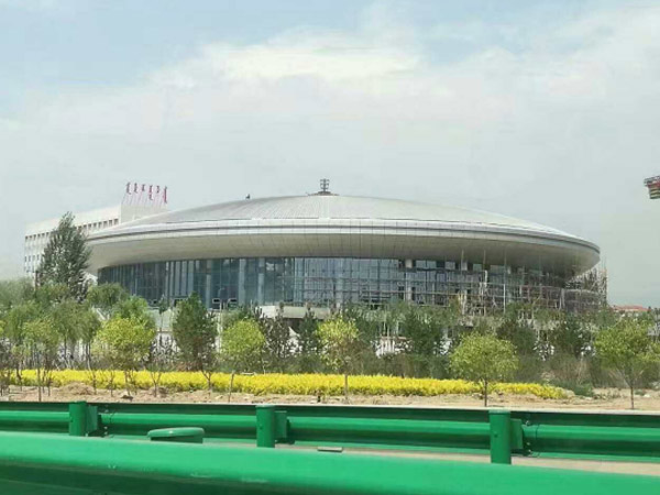 内蒙古某大学体育馆-网架屋面项目（网架结构）2