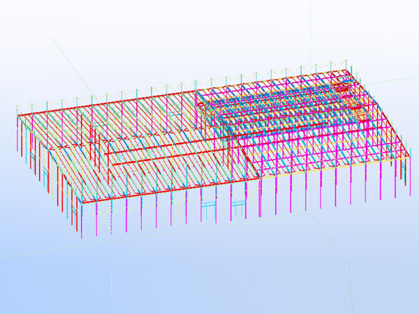 重庆某陶瓷公司厂房-门式刚架