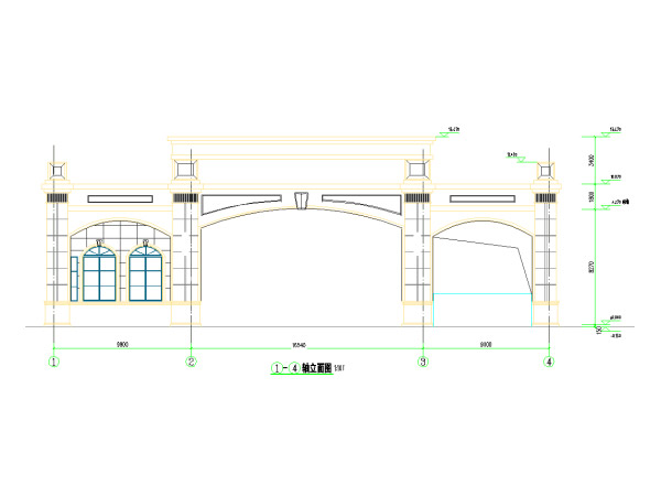 河北未来城项目-大门设计